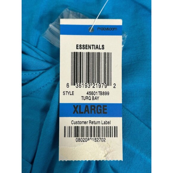 INC International Concepts Embellished Sleeveless Top Blue - Sz XL - New - Picture 5 of 6